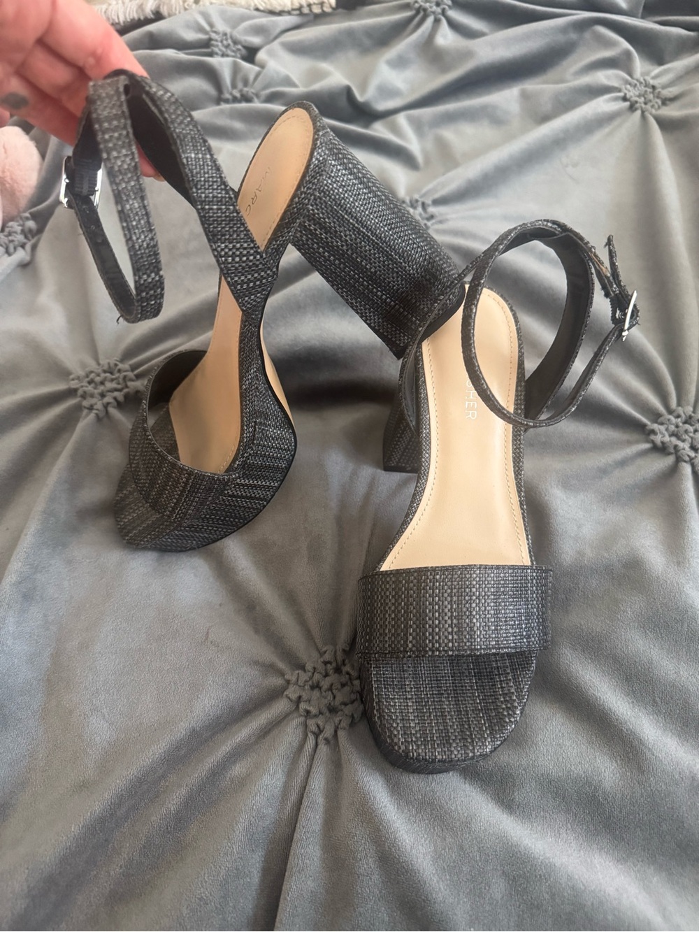 Marc Fisher Sadel Platform Ankle-Strap Sandal